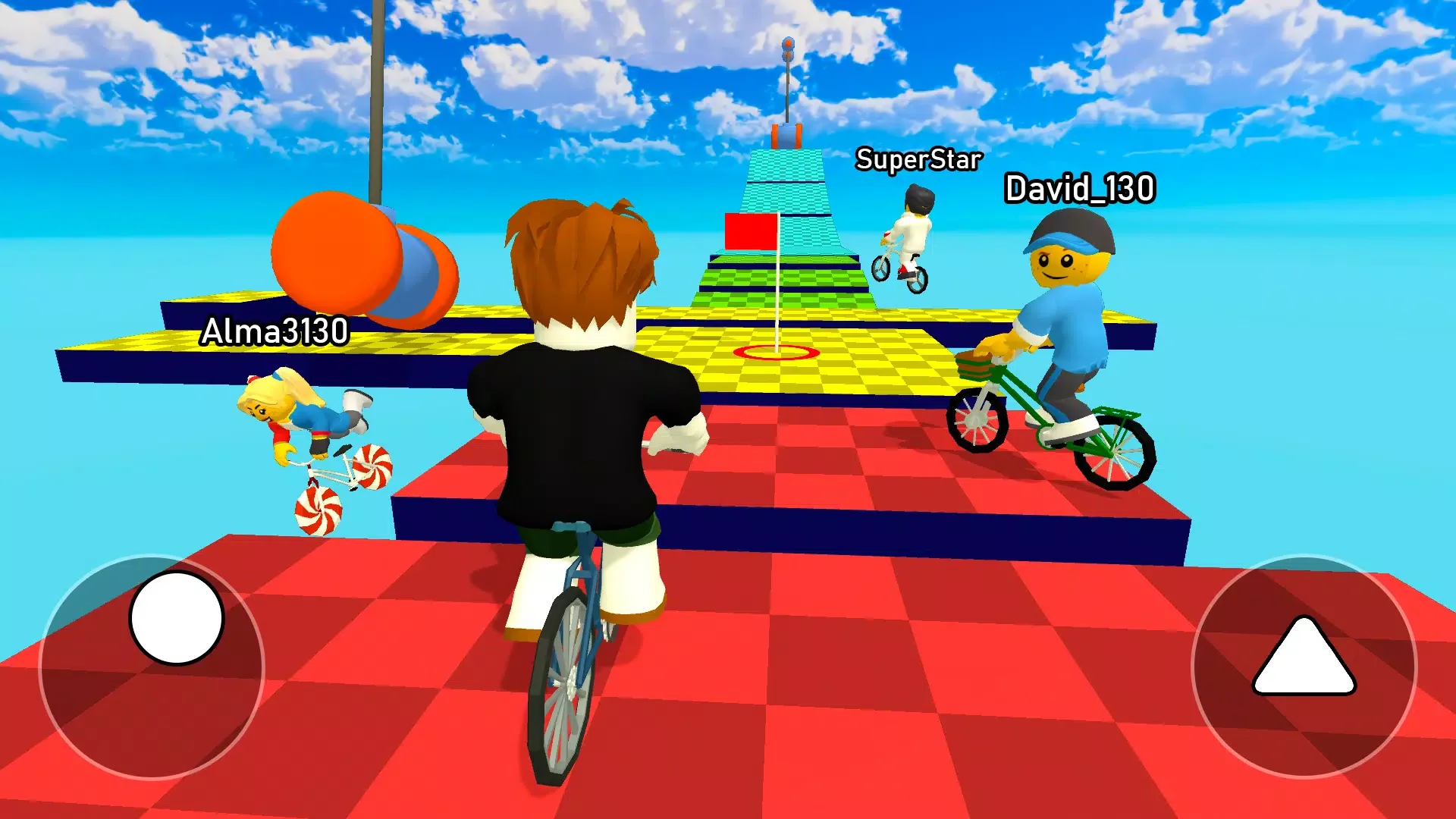 Obby bike: Parkour Adventure screenshot 3