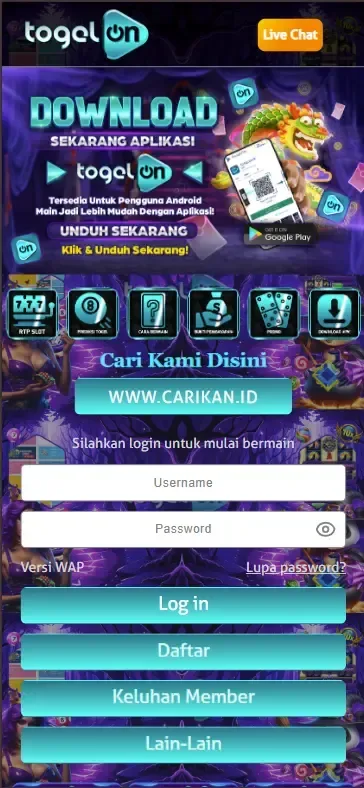 Togelon screenshot 1