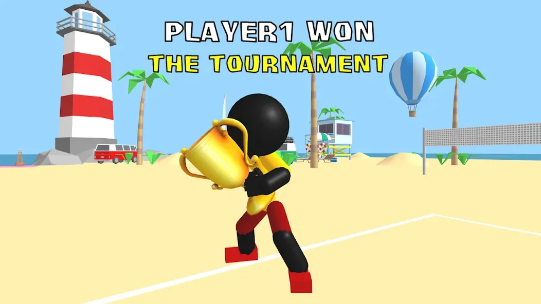 StickMan Volleyball 2016 screenshot 4