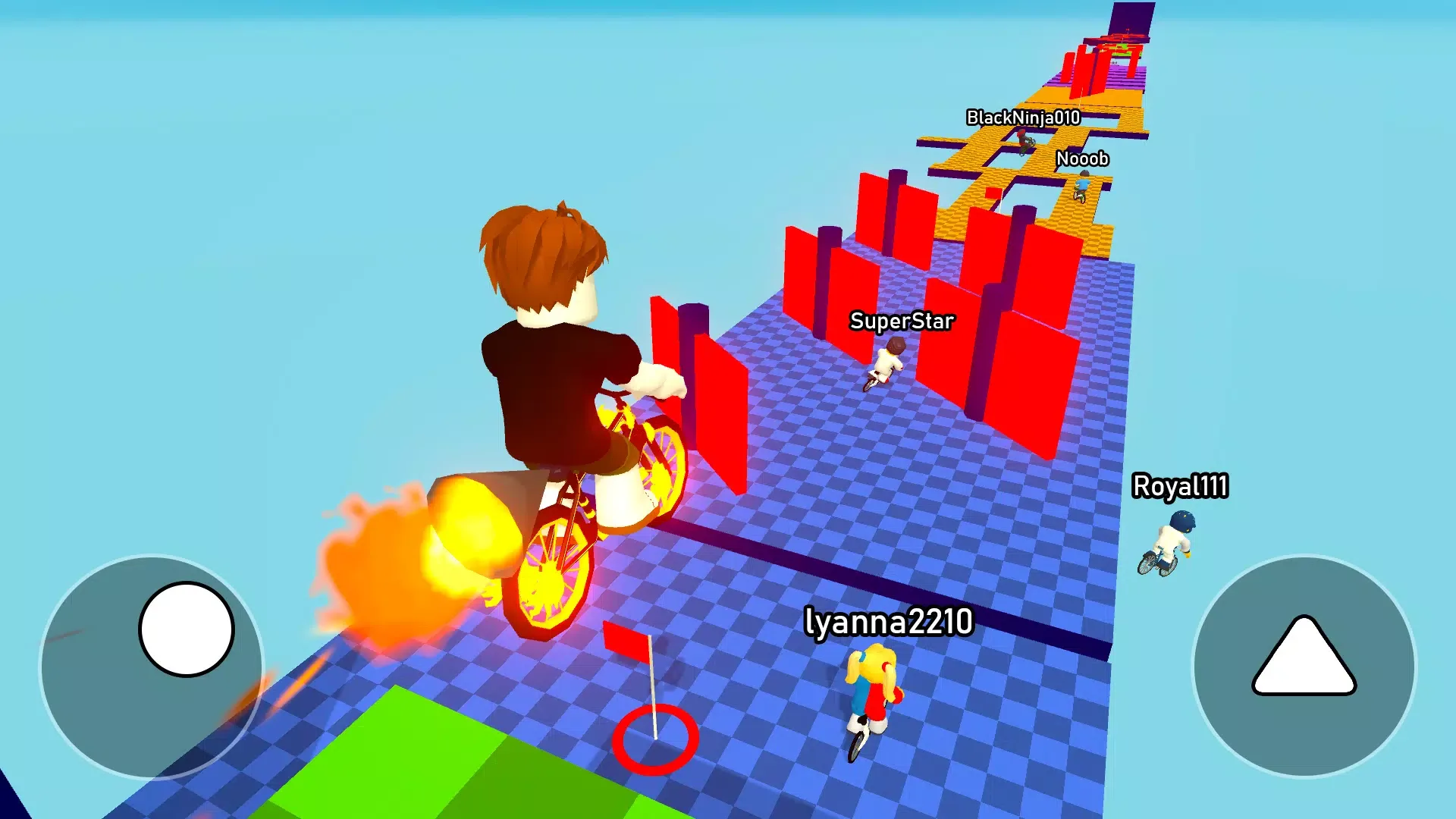 Obby bike: Parkour Adventure screenshot 2