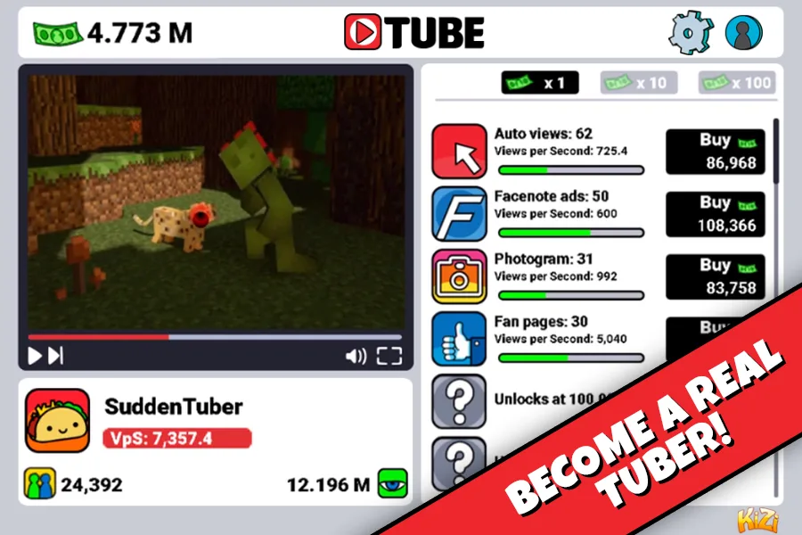 Tube Clicker screenshot 1
