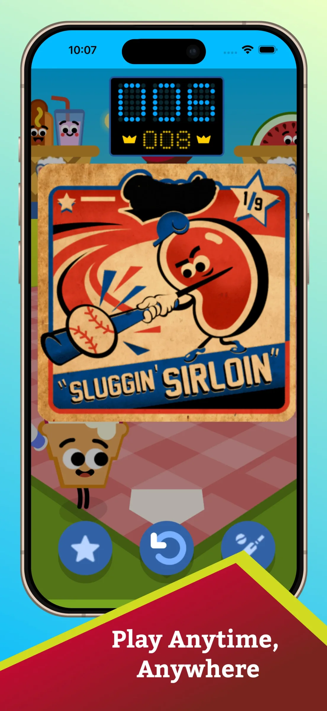 Doodles Baseball Game screenshot 2