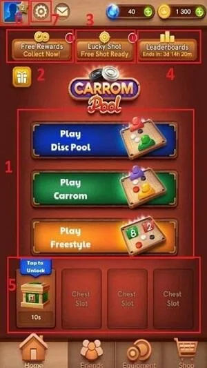 Aim Carrom screenshot 1