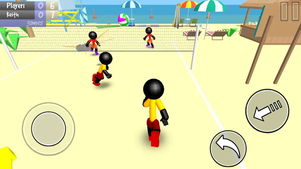 StickMan Volleyball 2016 screenshot 3