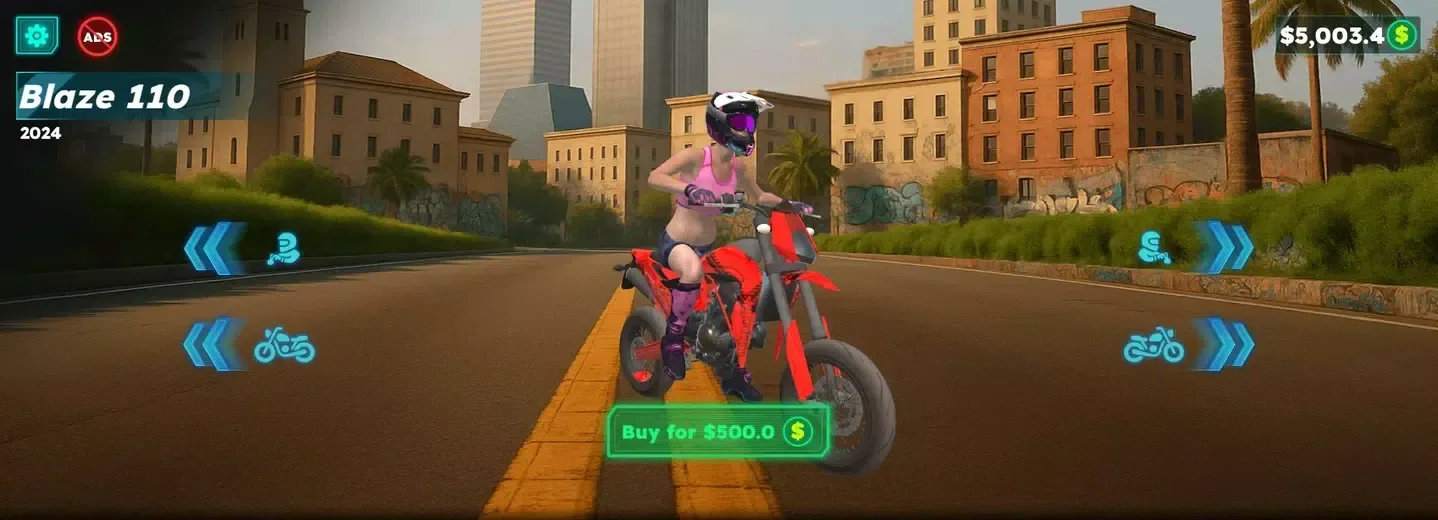 Wheelie Master: Moto Ride 3D screenshot 3