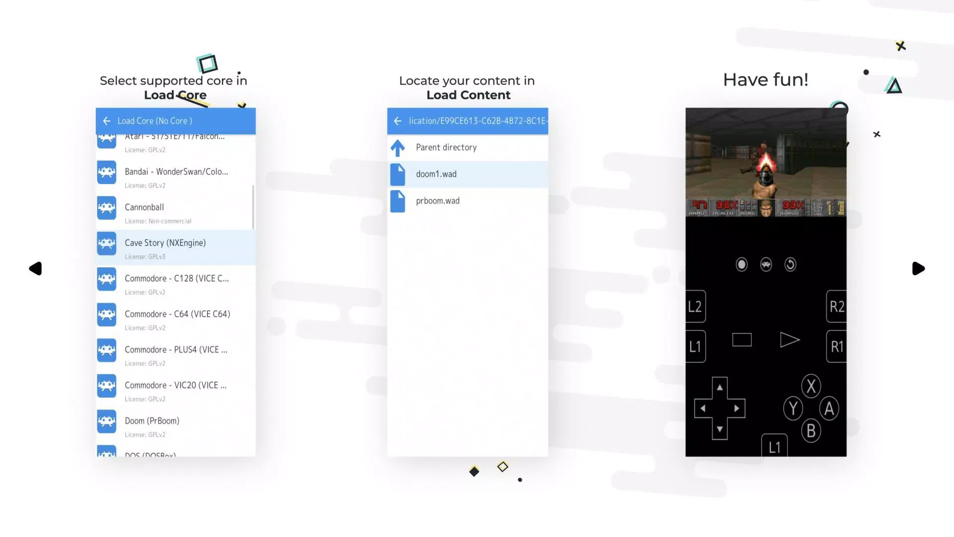 RetroArch screenshot 3