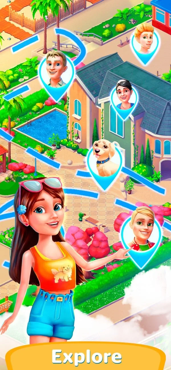 Resort Hotel: Bay Story screenshot 4