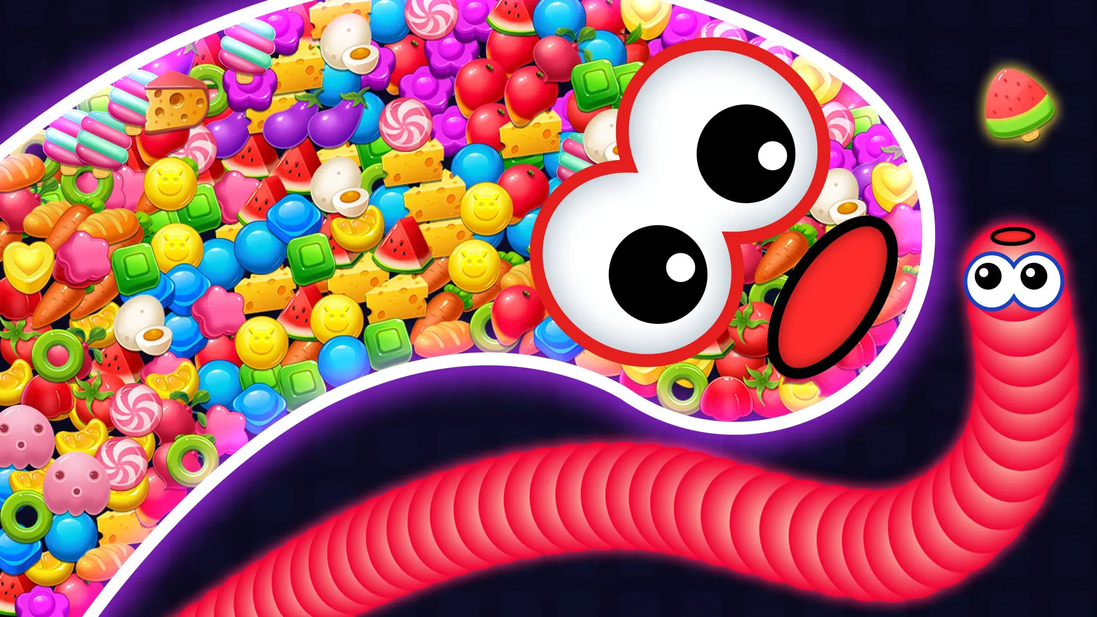 Snake Race screenshot 1