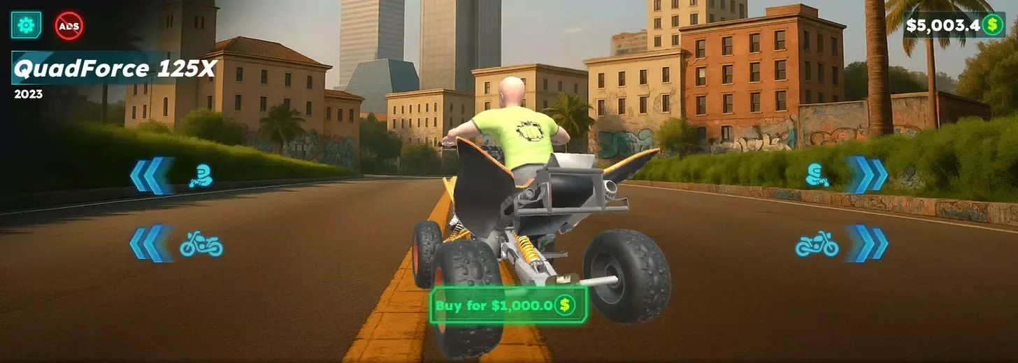 Wheelie Master: Moto Ride 3D screenshot 1