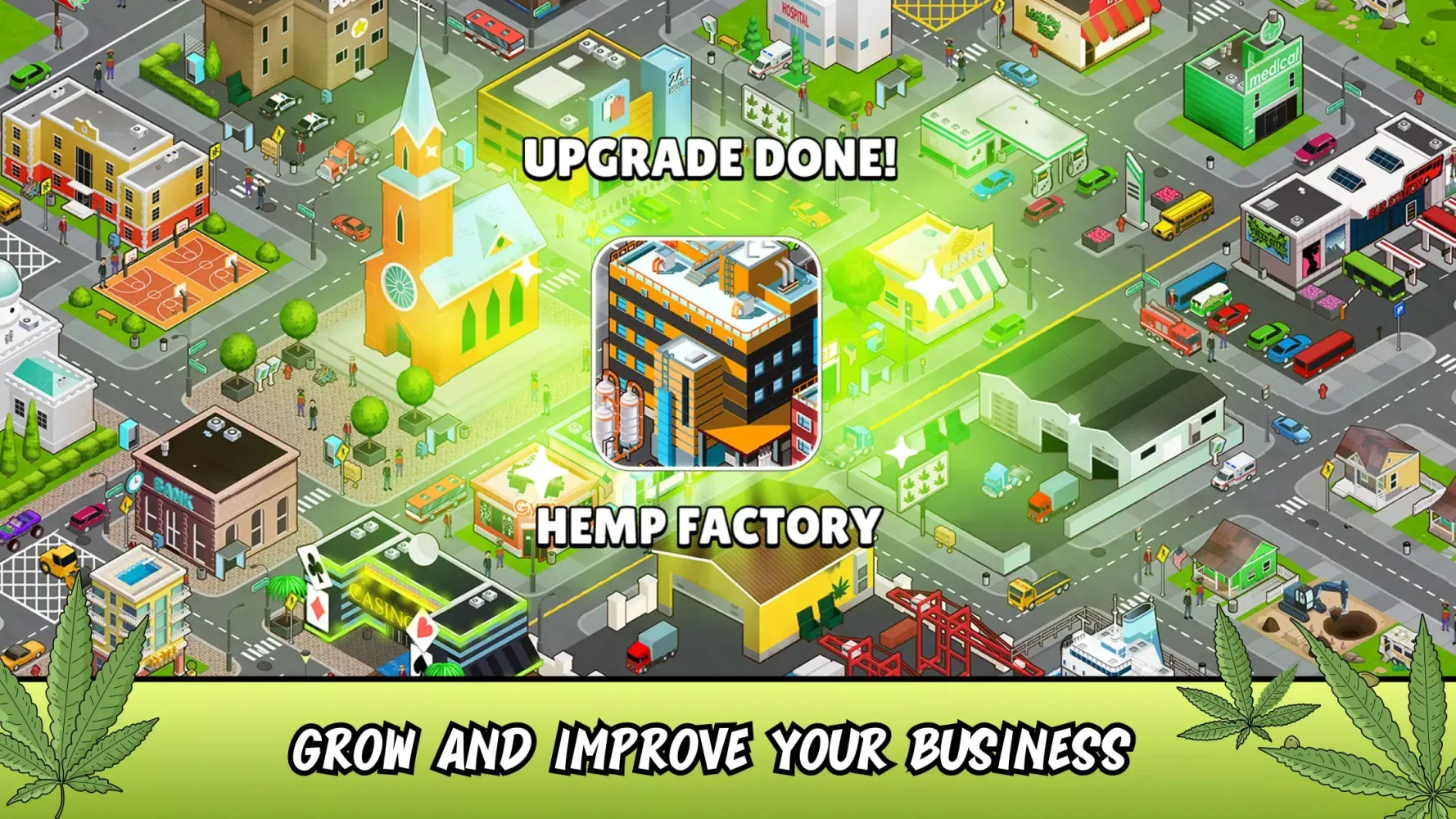 Weed City - Hemp Farm Tycoon screenshot 1