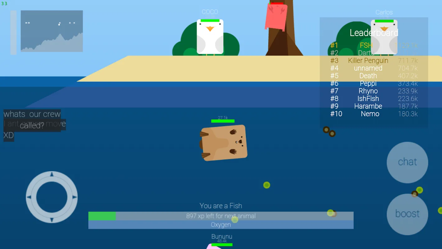 Deeeep.io screenshot 1