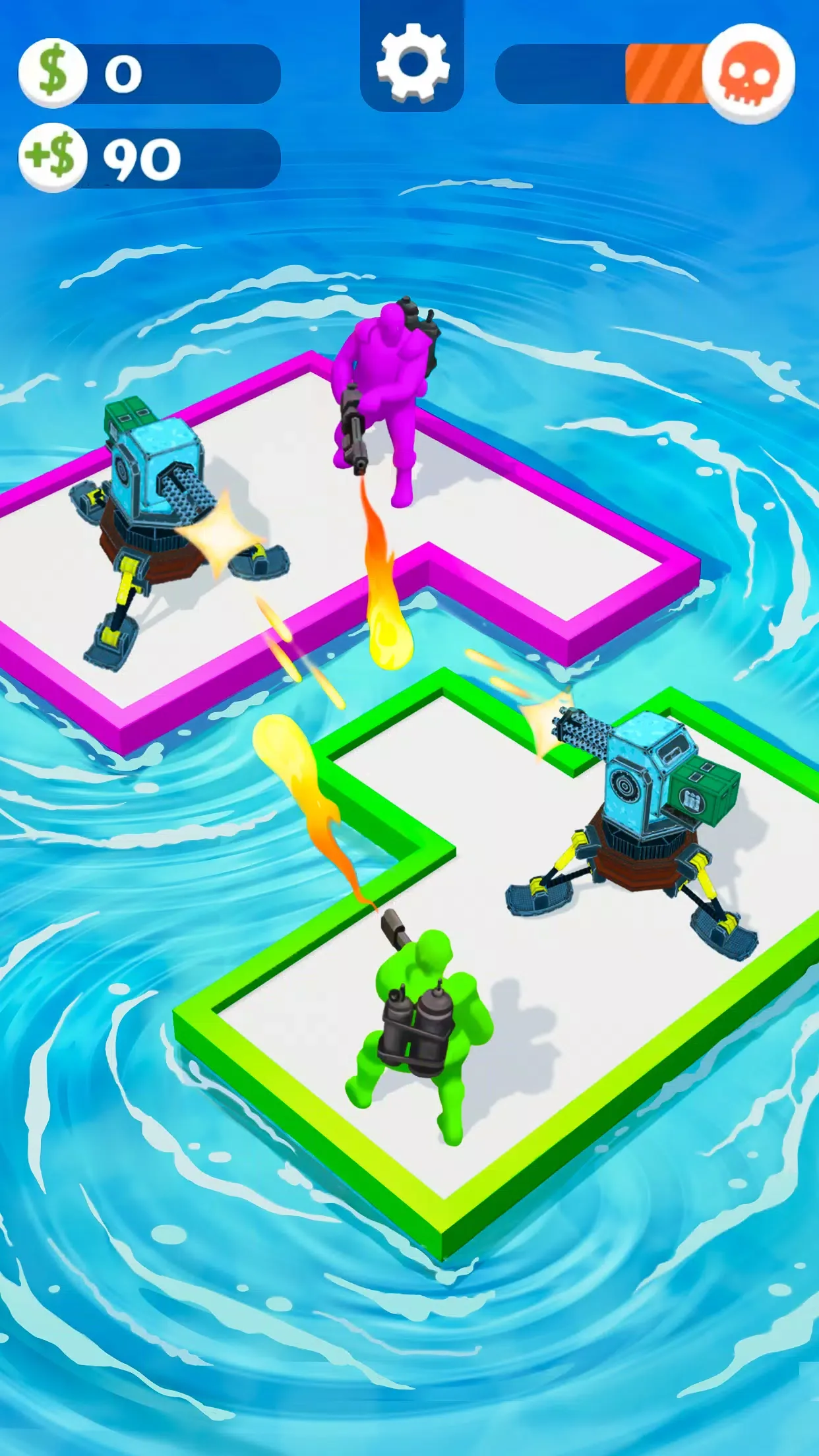 War of Rafts: Crazy Sea Battle screenshot 4