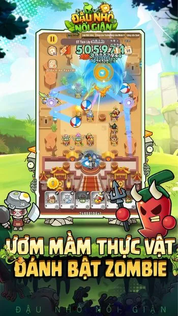 Đậu Nhỏ Nổi Giận screenshot 2