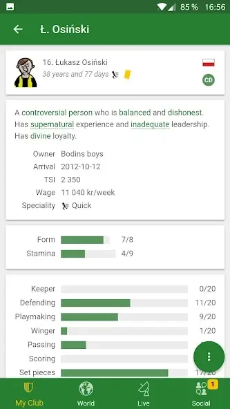 Hattrick Football Manager Game screenshot 5