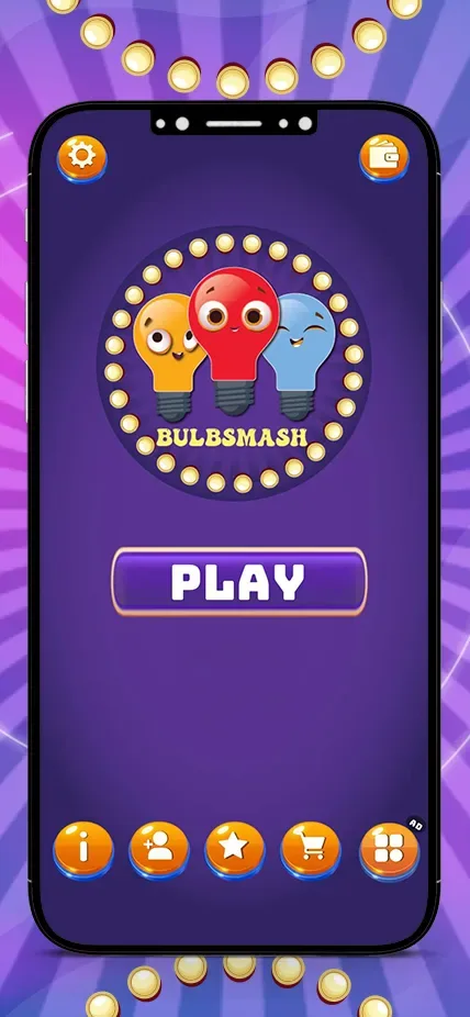 Bulb Smash Cash - Enjoy Game screenshot 1