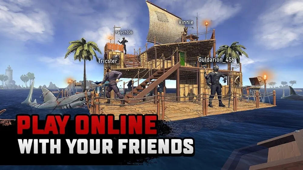 Raft Survival Multiplayer screenshot 1