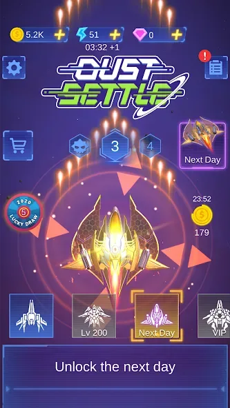 Dust Settle 3D - Galaxy Attack screenshot 4