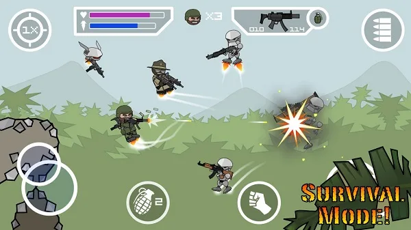 Doodle Army 2: Mini Militia screenshot 4