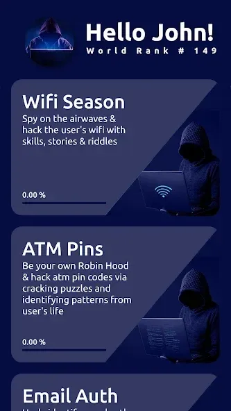 Cyber Hacker Bot Hacking Game screenshot 2