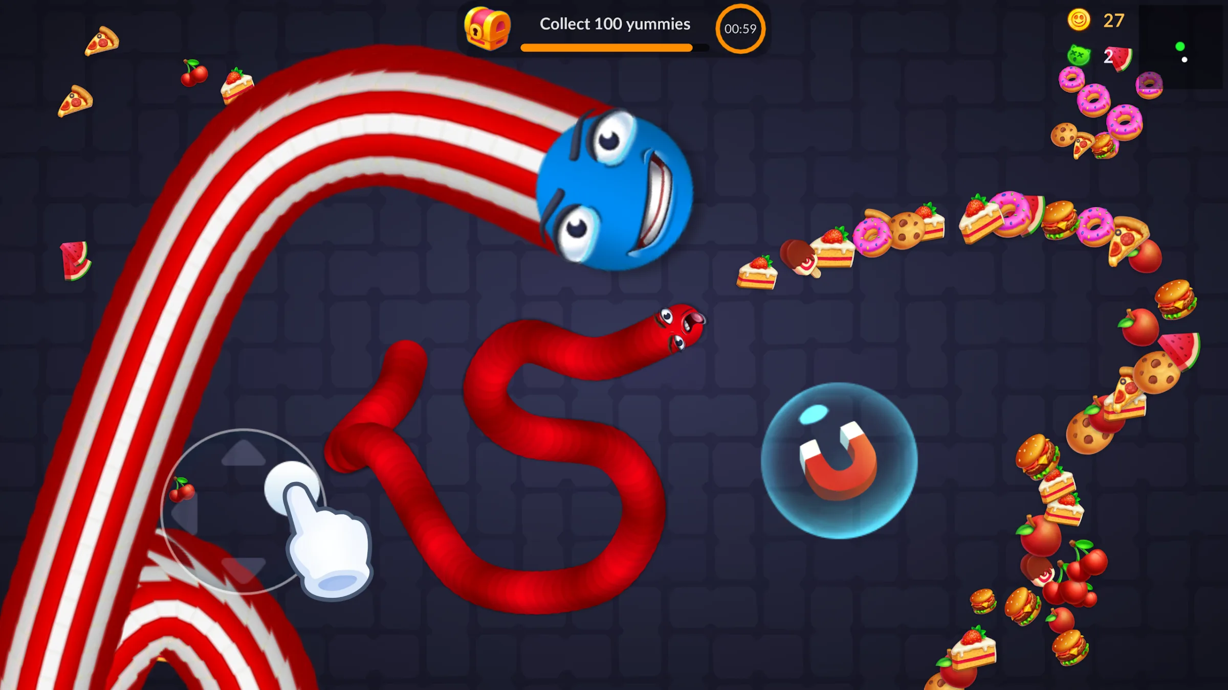 Snake vs Worms icon