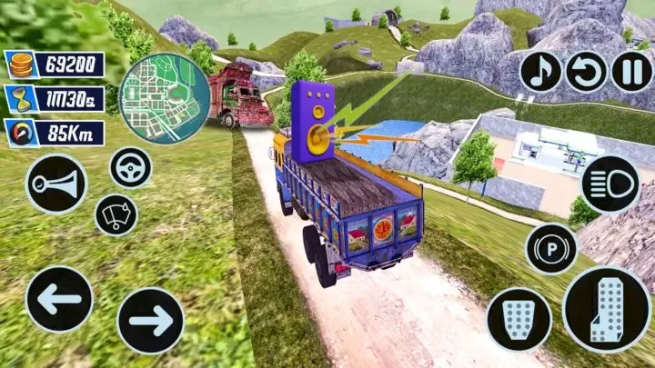 Dj Truck Gadi Simulator Game screenshot 4