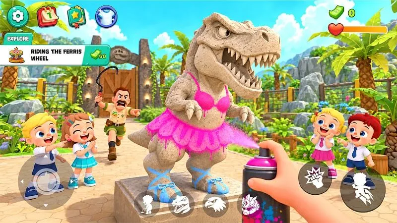 Zoo Prank 2: Jurassic Animals screenshot 1