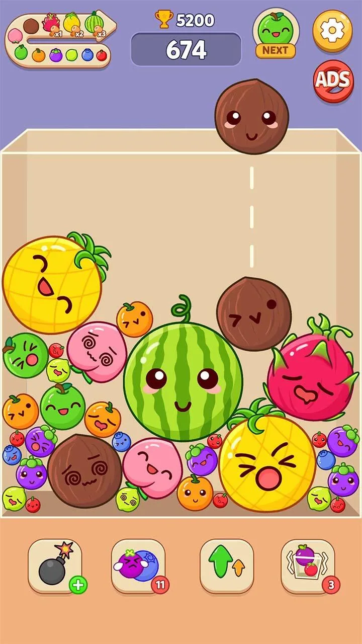 Fruit Drop Game screenshot 2