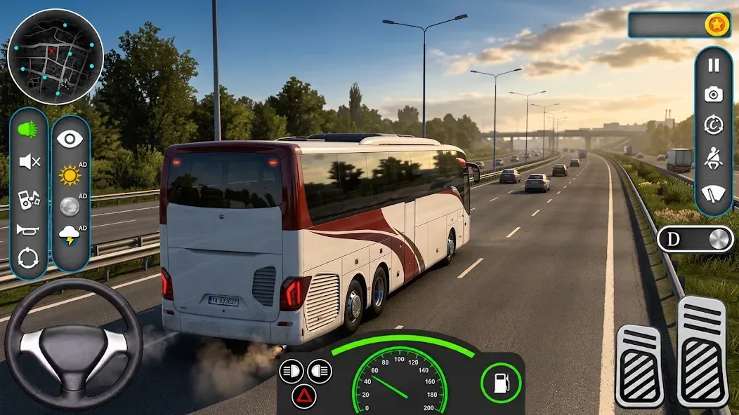 luxury Bus Driving : Bus Games screenshot 2