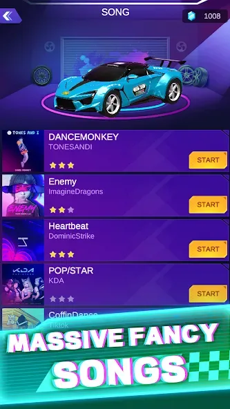 Music Racer screenshot 1