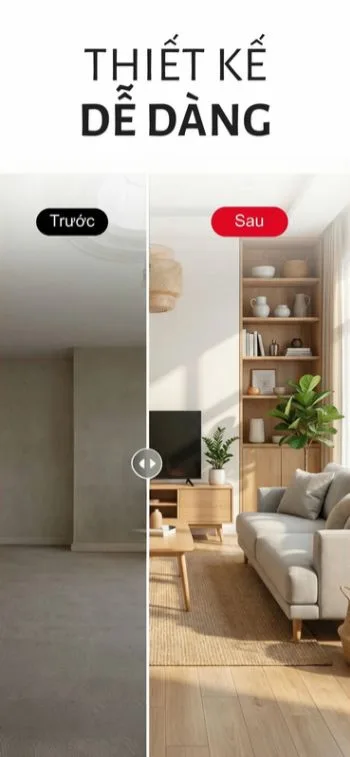 SnapHome: Thiết Kế Nội Thất AI screenshot 3