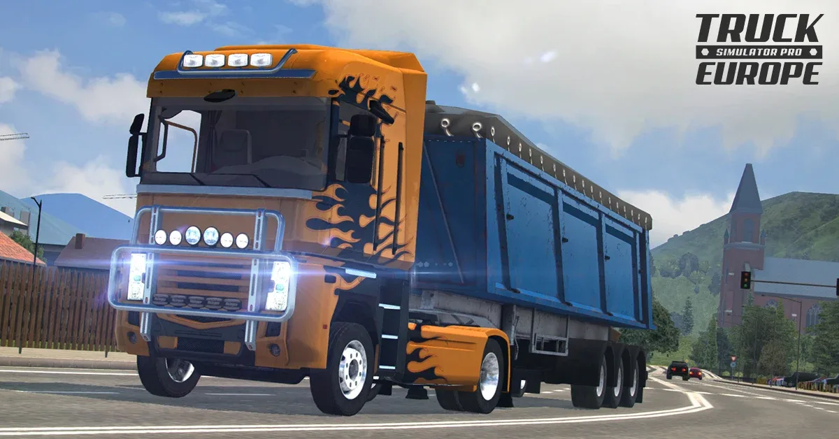 Truck Simulator PRO Europe screenshot 1