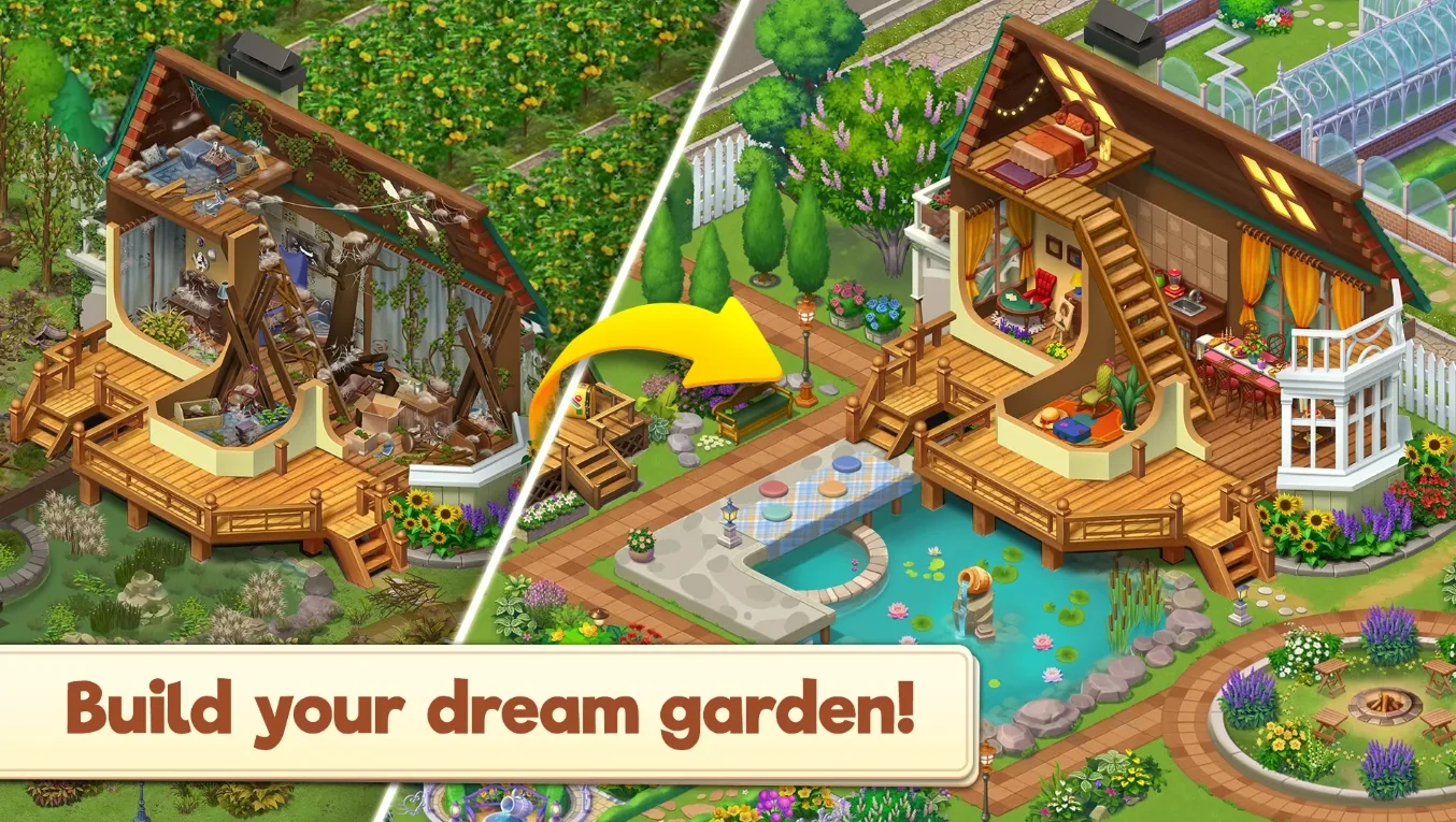 Merge Manor : Sunny House screenshot 2