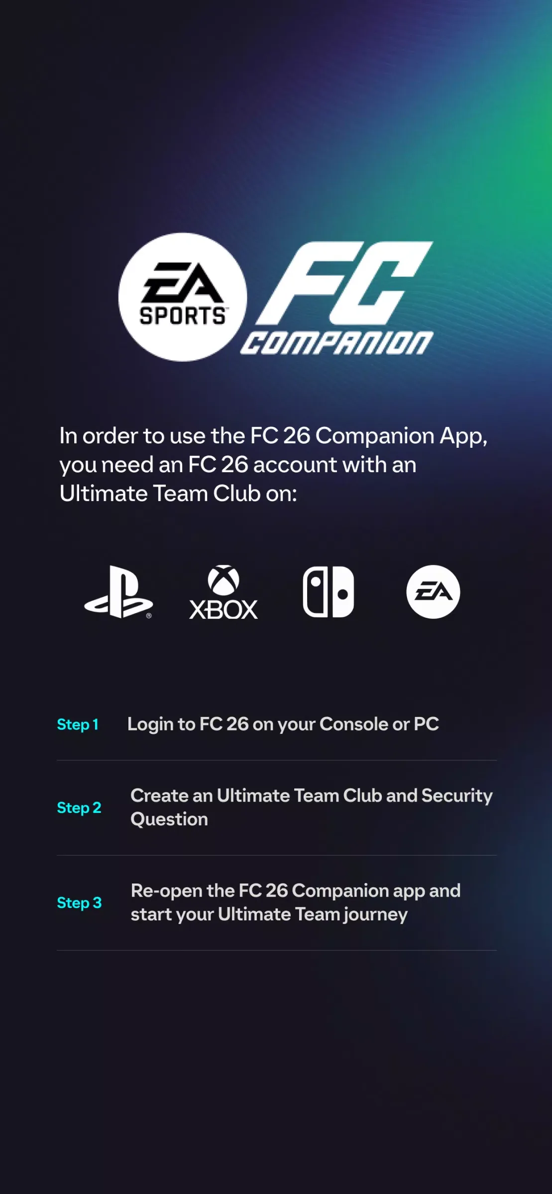 EA Sports FC 26 Companion screenshot 1
