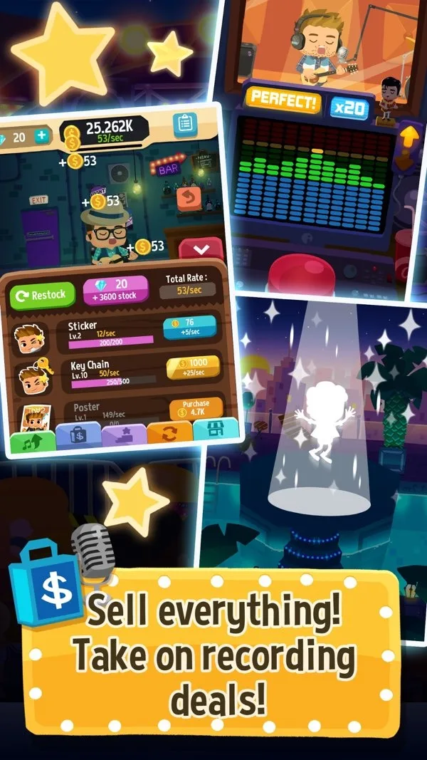 Beat Bop: Pop Star Clicker screenshot 1