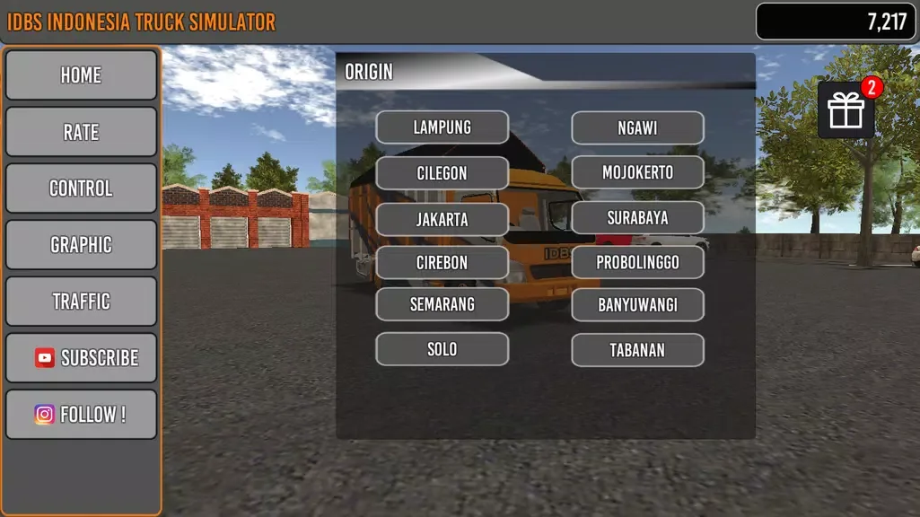 IDBS Indonesia Truck Simulator screenshot 1