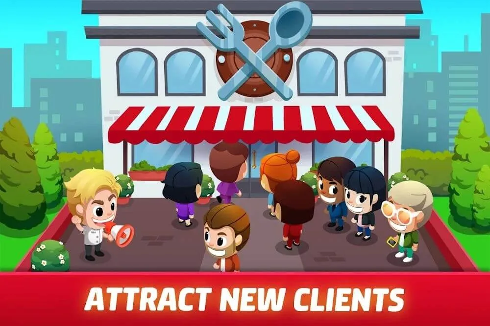 Idle Restaurant Tycoon Mod screenshot 3