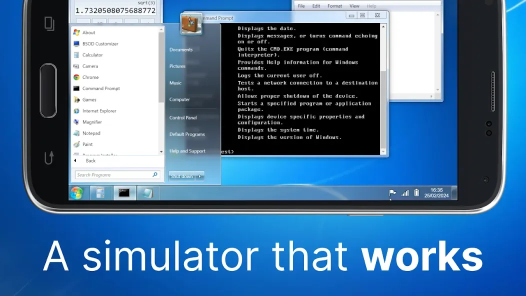 Win7 Simu screenshot 2
