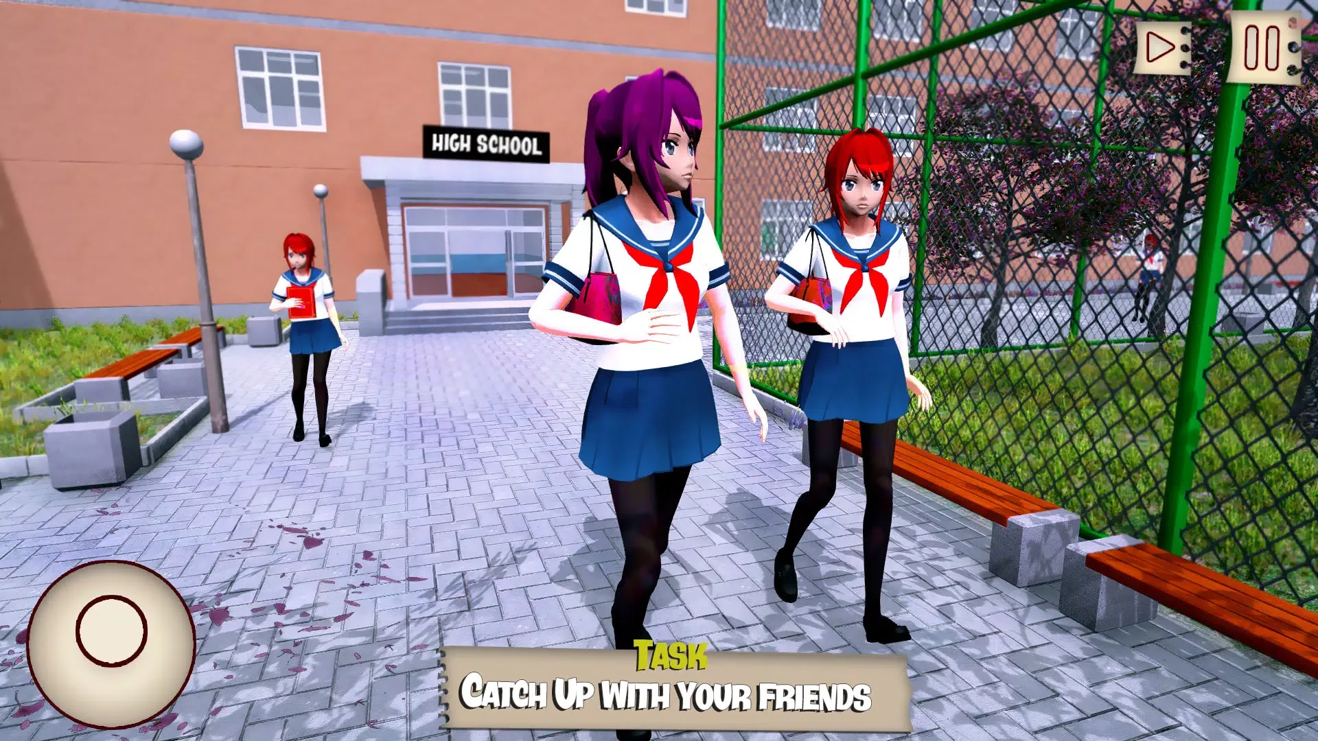 Anime High School Girl: Sakura School Simulator screenshot 4