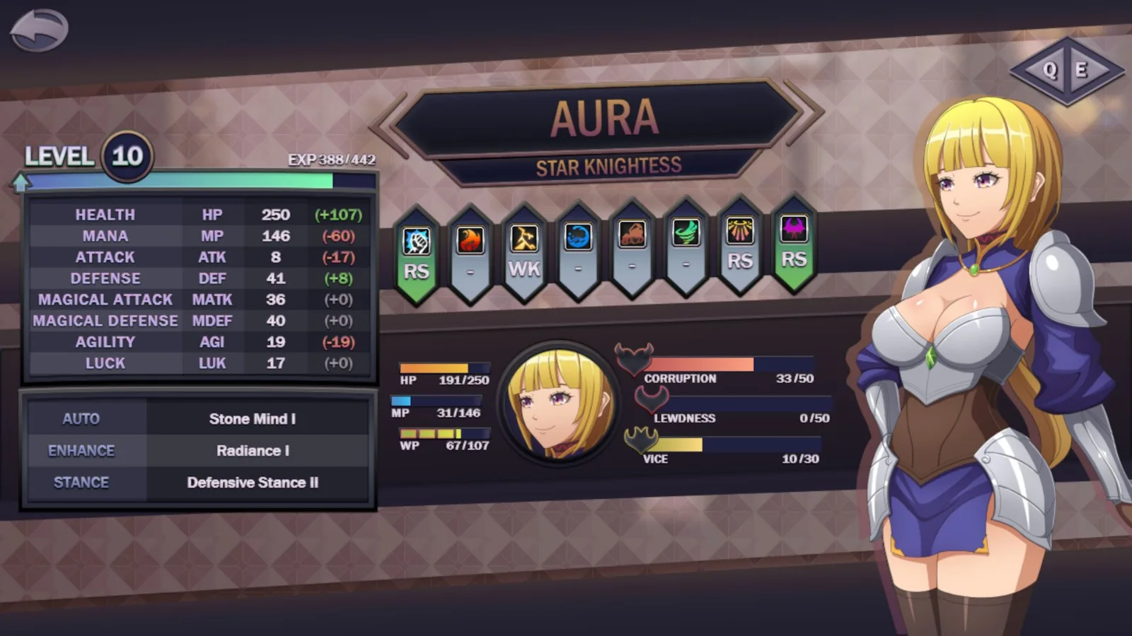 Star Knightess Aura screenshot 3
