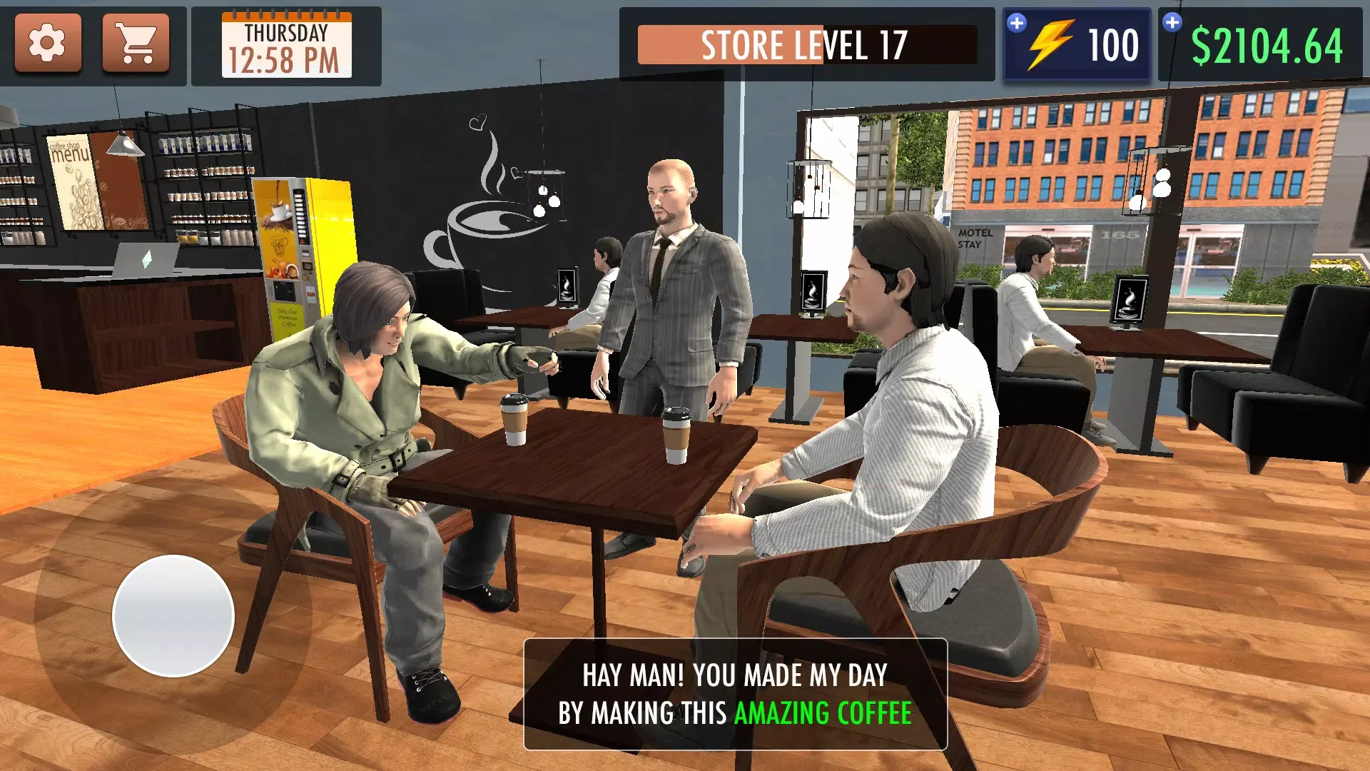 Coffee Shop Simulator Game 3D screenshot 1