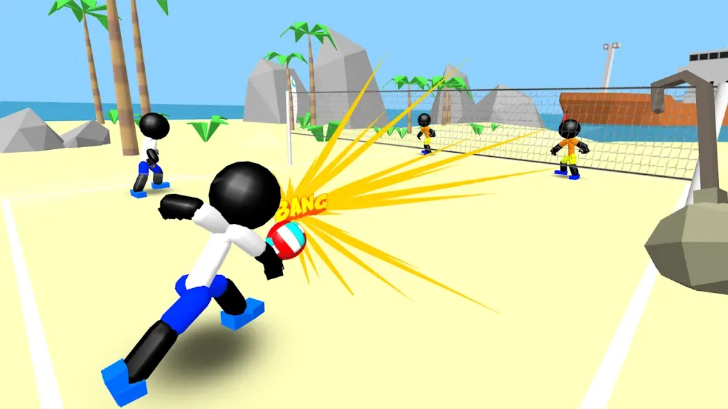 StickMan Volleyball 2016 screenshot 2