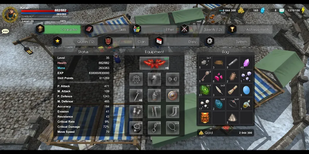 Kongardion: Fantasy Hero RPG screenshot 1