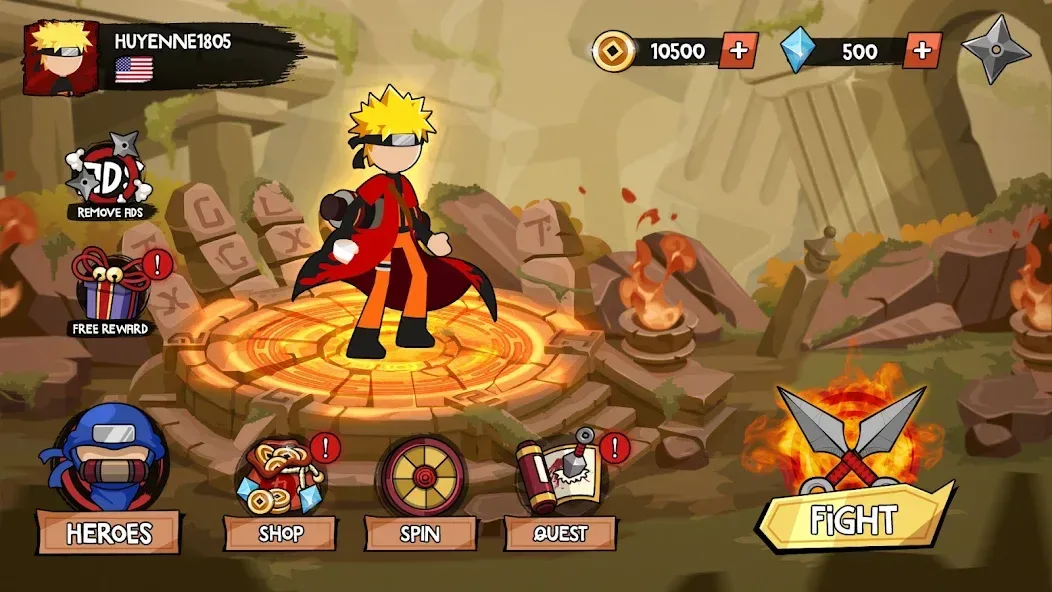 Stick Ninja Fight screenshot 6