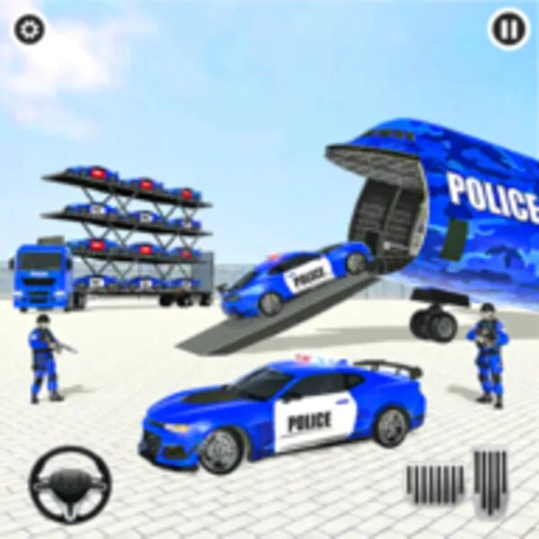 Trò chơi xe vận chuyển cảnh sát 3D (Android) Android app icon