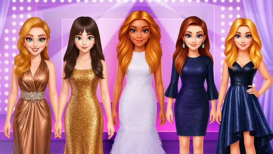 Star Girl Dress Up & Makeup screenshot 1