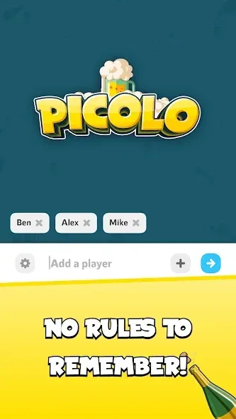 Picolo drinking game icon