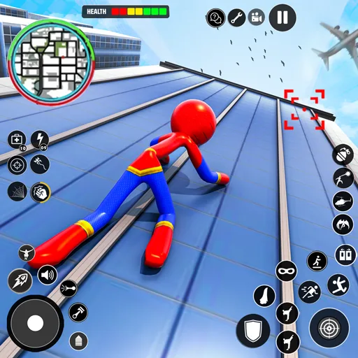 Stick Rope Hero Game Superhero icon