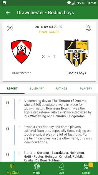 Hattrick Football Manager Game screenshot 7