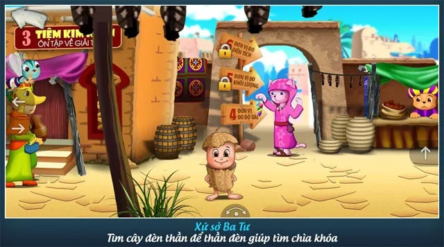 Đậu Lém Phiêu lưu ký - Toán 5 screenshot 2