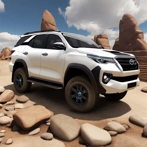 Fortuner Car Game Simulator icon